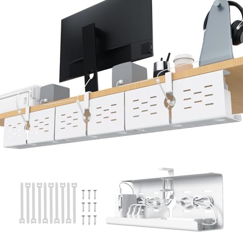 KEEGH 16 in Under Desk Cable Management Tray, Capacity Cable Tary, 3 Pack by KEEGH