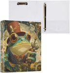 Frog 3 Ring Binders 1.5 Inch Clear View Three Ring Binders Versatile Binder for Work School Office Supply 1 Pack by Unknown