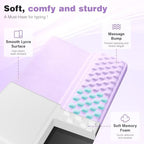 Ospelelf Keyboard Wrist Rest Pad, Comfy Ergonomic Keyboard Stand Riser Holder, Computer Wrist Support Cushion forTyping, Purple - Image 3