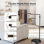 elitehood Magnetic Floor Phone Stand for Bed, Magsafe Overhead Phone Holder - Image 5
