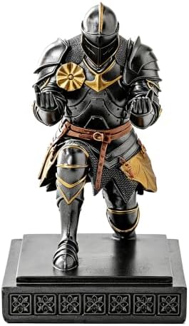 Medieval Warrior Knight Pen Holder Fun Desk Accessories Paperweight Iron - Image 7