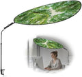 Office Cubicle Leaf Canopy Desk Shade, 52 Inch for Overhead Light Block by ASENYING