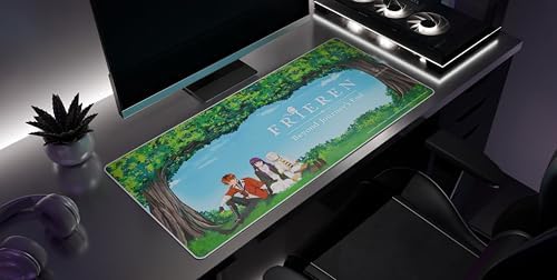 New Party - Frieren: Beyond Journey's End Anime Gaming Desk Mat – Large Extended Mouse & Keyboard Pad - Image 3
