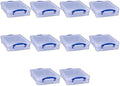 Really Useful Box 4 Liter Plastic Storage File Box Container, 10 Pack by ReallyUsefulBox