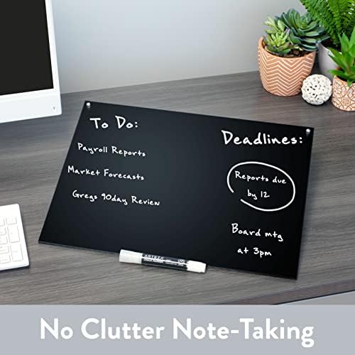 Desk Dry Erase Board with Erasable Marker, Angled Writing Tablet - Image 2