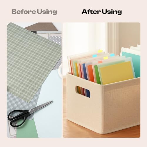 Caydo 36 Pieces Paper Storage for 8.5 × 11 papers with 48 Sticky Index Tabs - Image 5