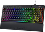 Redragon K515 Shiva Wired RGB Membrane Gaming Keyboard, 98 Keys Mechanical-Feel Keyboard w/Smooth Linear Switch, On-Board Macro & Dedicated Multimedia Keys, Detachable Wrist Rest, Software Supported by REDRAGON