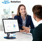 Tablet Stand Holder for iPad, Adjustable with 360 Rotating Base for Desk - Image 3