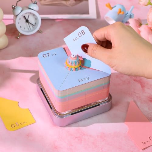 2027 3D Paper Carving Desk Calendar With LED Light - Image 5