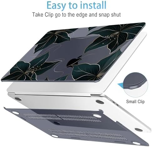 Mektron Designed for 2025/2024/2023 MacBook Air 15 INCH M4 A3241 /M3 A3114 /M2 A2941 Case, Printed Plastic Hard Shell Cover with 15.3" Liquid Retina Display Touch ID, Floral C218 - Image 5