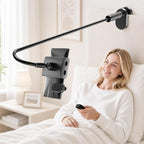 Kefotic Gooseneck Tablet Holder for Kindle Reading in Bed with Page Turner Remote, Hands Free Desk Bedside Lazy Arm Stand for Kindle Accessories, Gifts for Readers by Kefotic