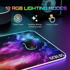 Gerlos RGB Gaming Mouse Pad, Large LED Desk Mat for Gamer, 31.5" x 11.8" - Image 5
