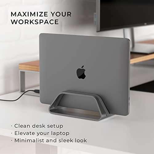 HumanCentric Vertical Laptop Stand Compatible with MacBook Pro & Air - Image 3
