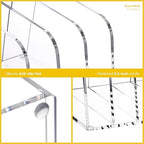 YUXUN Desk File Organizer,4-Section Clear Acrylic Desk Organizer,Vertical File Sorter Holder Organization for Office School & Classroom - Image 6