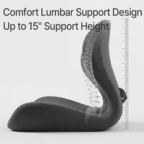Navizam Lumbar Support Pillow for Office Chair with Memory Foam Cushion - Image 5