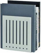 STEELMASTER Heavy Duty 10-Inch Steel Bookends, 1 Pair, Silver (241100050) - Image 2