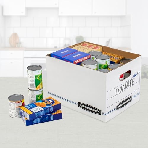 Bankers Box 30-Pack Basic-Duty File Storage Box with Lid, Letter/Legal - Image 3