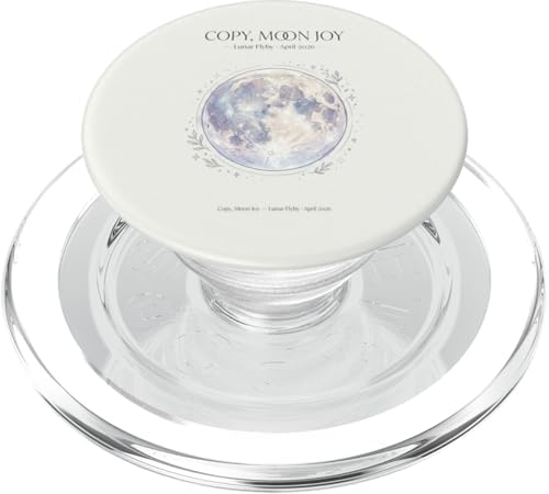 Copy Moon Joy Celestial Aesthetic Full Moon Botanical 3 PopSockets PopGrip for MagSafe by Unknown