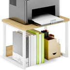 Printer Stand for Desk, 17.1"x12.4" Desktop Printer Stand Shelf Organzier by MARTY