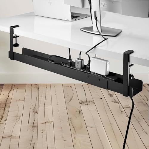 StarTech Under Desk Cable Management Tray, Black (CALB-Desk-Cable-Tray) by Unknown
