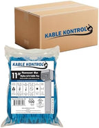 Kable Kontrol Cable Zip Ties, 11 Inch, 8500 Pcs, 50lbs Test, FL Blue by KABLEKONTROL%C2%AE