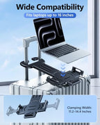 Ergonomic Adjustable Luggage Laptop Stand - 6 Angle Adjustment - Image 4