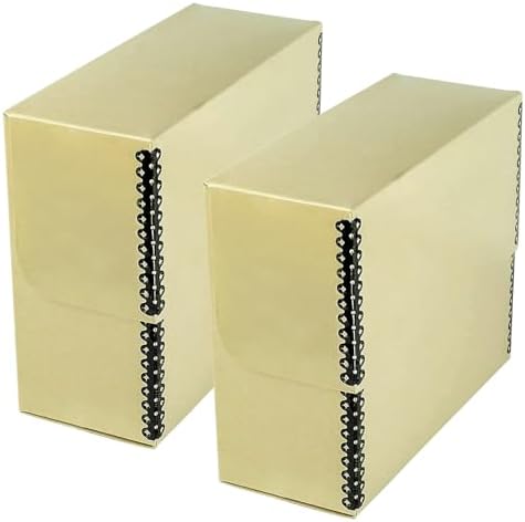 Lineco Archival Document Storage Box, Tan, 15.5" x 10.5" x 5" by Lineco