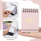 24 Pcs Mini Desk Calendar 2027-2028 - Runs From Jan 2027 until Jun 2028 - Image 3