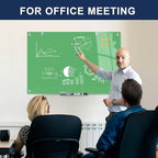 TSJ OFFICE White Board for Wall - 36" x 24" Green Glass Board 3 X 2 FT - Image 6