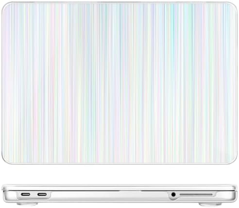 May Chen Compatible with MacBook Neo 13 inch Case 2026 Model A3404, Plastic Hard Shell,Keyboard Cover,Screen Protector,Dust Plug, for MacBook Neo 13" with A18 Pro Chip, Blue Strips - Image 4
