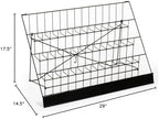 Displays2go Countertop Display Rack for Literature, 4 Open Tiers - Image 3