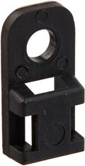Hellermann Tyton CTAM10C2 Cable Tie Anchor Mount, 0.17" Hole Diameter, 0.2" Max Tie Width, PA66, Black (Pack of 100) by Hellermann+Tyton