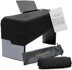 Digital Piano Cover for Yamaha - Piano Keyboard for P143, P225, P223, P145, P143, P125a, P125, P115, P105, P71, P45, Kawai ES120, PX150, Roland F-20 & More, Keyboard Cover, Black, Leatherette by Clairevoire+keyboard+%26+piano+covers