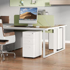DEVAISE 3 Drawer File Cabinet on Wheels, Fully Assembled Except Casters - Image 2