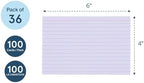 Roaring Spring Recycled Index Cards, 4" x 6", 36 Packs of 100 Note Cards, Lined & Blank Flashcards, Great for Studying, Tests, Speeches - Image 3