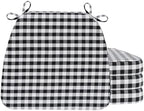 AAAAAcessories Chair Cushions for Dining Chairs, 17 x 16 x 2 in, Set of 4 by AAAAAcessories