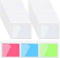 Outus 200 Pack 3.1 x 3.9 Inch Self Adhesive Label Pockets Bin Labels by Outus