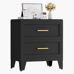 Ckzbx Metal Dresser Under Desk Metal Filing Cabinets, 26.42" H Drawer Chests of Drawers for Office, Garage (2 Drawers Black 24inch Wide) by Ckzbx