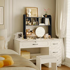 37" Wooden 3-Tier Desktop Bookshelf - Image 4