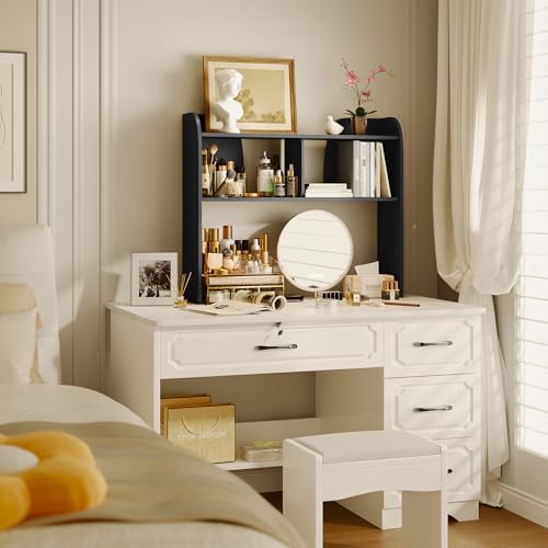 37" Wooden 3-Tier Desktop Bookshelf - Image 4