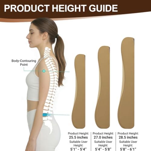 2-in-1 Neck Pillow Lumbar Support Pillow for Recliner Couch & Nursery Glider Chairs- High-Resilient Foam Cushion Ergonomic Back Support for Comfort in Rocking, Feeding, Nursing Brown M - Image 5