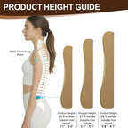 2-in-1 Neck Pillow Lumbar Support Pillow for Recliner Couch & Nursery Glider Chairs- High-Resilient Foam Cushion Ergonomic Back Support for Comfort in Rocking, Feeding, Nursing Brown L - Image 5