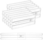Vtopmart 4" High Drawer Dividers for Clothes, 13"-22" Adjustable, 12 pack by Vtopmart