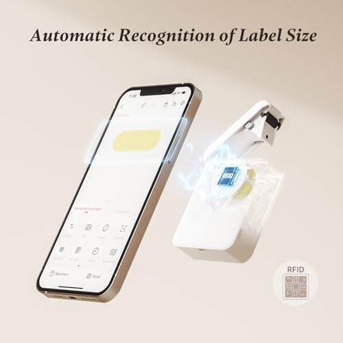 NIIMBOT D110 Label Maker Machine, Bluetooth Thermal Label Printer - Image 5