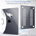 May Chen for MacBook Air 15 inch Case M5 M4 M3 M2 2026 2024-2023, Model A3448 A3241 A3114 A2941, Closes Seamlessly Hard Shell Laptop Cover with Keyboard Cover, Cute Astronaut - Image 4