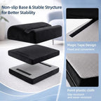 Foot Rest Under Desk, 3 Adjustable Heights for Various Height - Image 5
