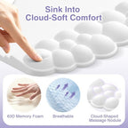 Sushret Cloud Wrist Rest with Keyboard Stand, Keyboard Riser with Wrist Pad - Image 5