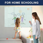 TSJ OFFICE White Board for Wall - 48" x 36" White Glass Board 4 X 3 FT - Image 5