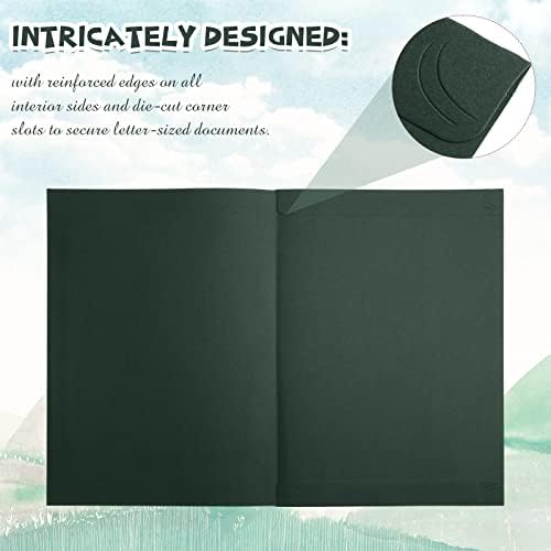 Fainne 80 Pcs 80 Pieces Certificate Holders Diploma Holder, Green - Image 5