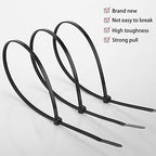 500 Pack Long Zip Ties Heavy Duty, Large Cable Ties, Black, 18 Inch - Image 4